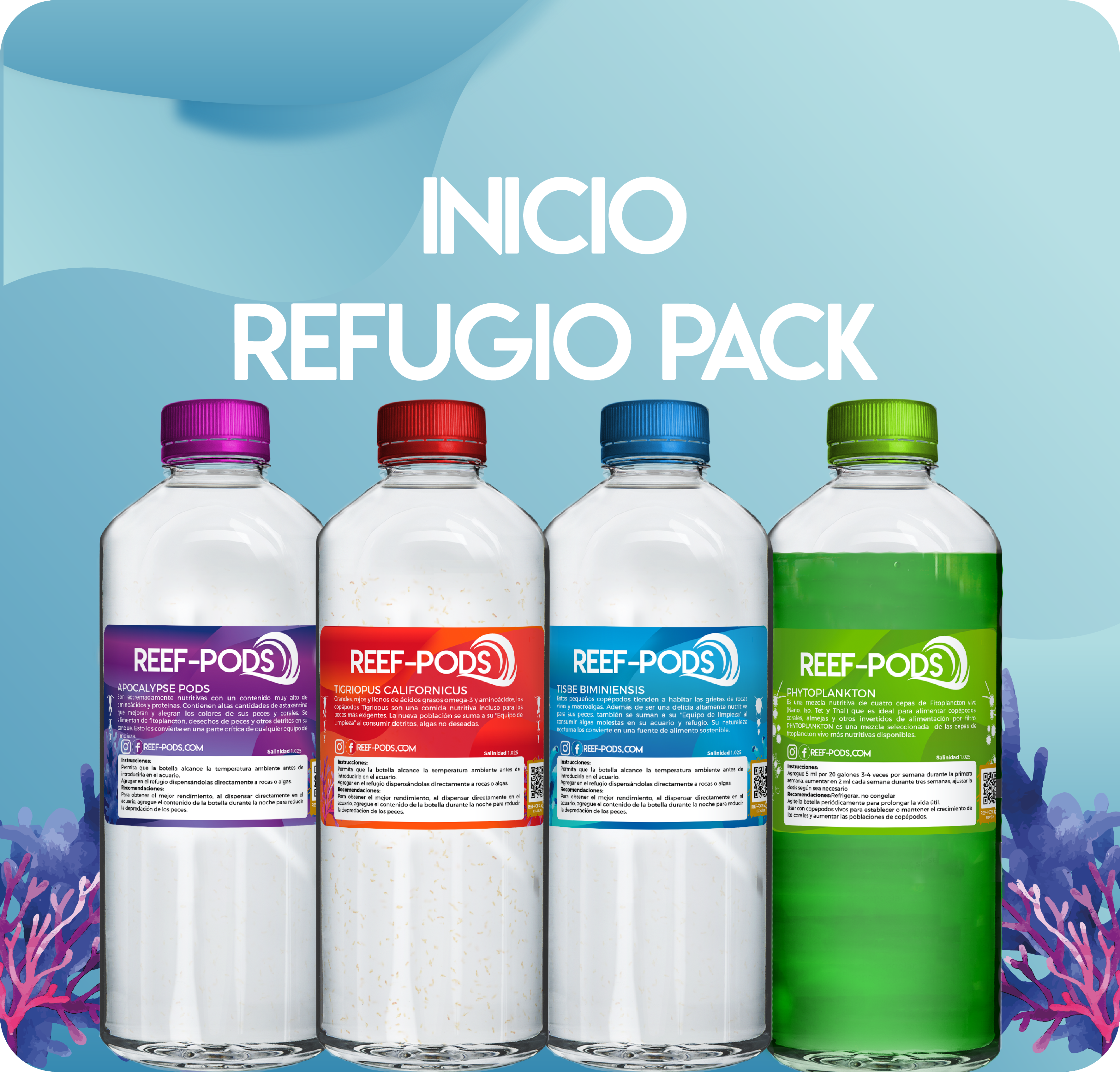 Copépodos Inicio Refugio Pack